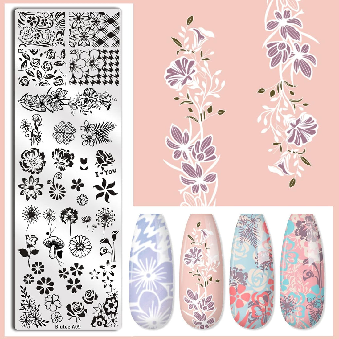 💅 Express Your Creativity with the Biutee Nail Stamping Kit