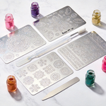 Unlock Your Dream Manicure: Biutee 4PCS Nail Stamping Plates Set for DIY Fun