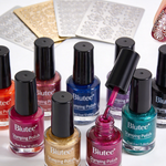 Unlock Your Nail Art Dreams: Discover the Biutee 12-Color Nail Stamping Polish Set!