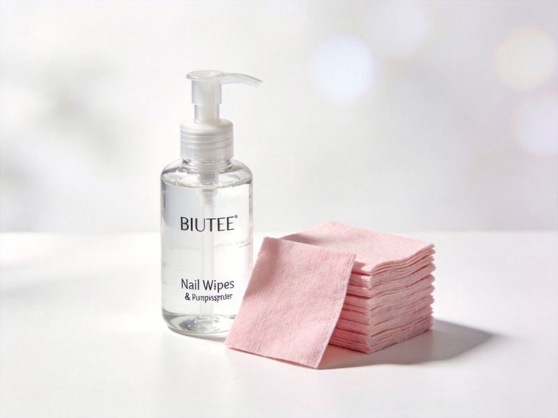Achieve Flawless Nails: The BIUTEE Lint Free Nail Wipes & Pump Dispenser Set