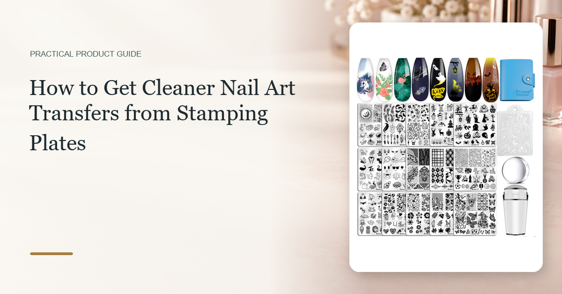 The exact BIUTEE 15-piece stamping plate set shown unchanged in a fresh horizontal nail-art guide cover.