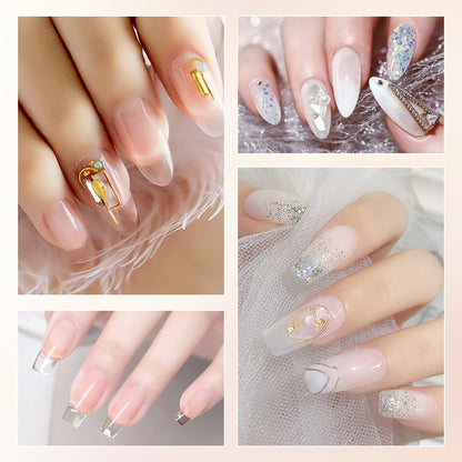 Biutee Polygel Nail Extension Gel 2.1oz (60g) – UV/LED Compatible Clear Gel for Beginners