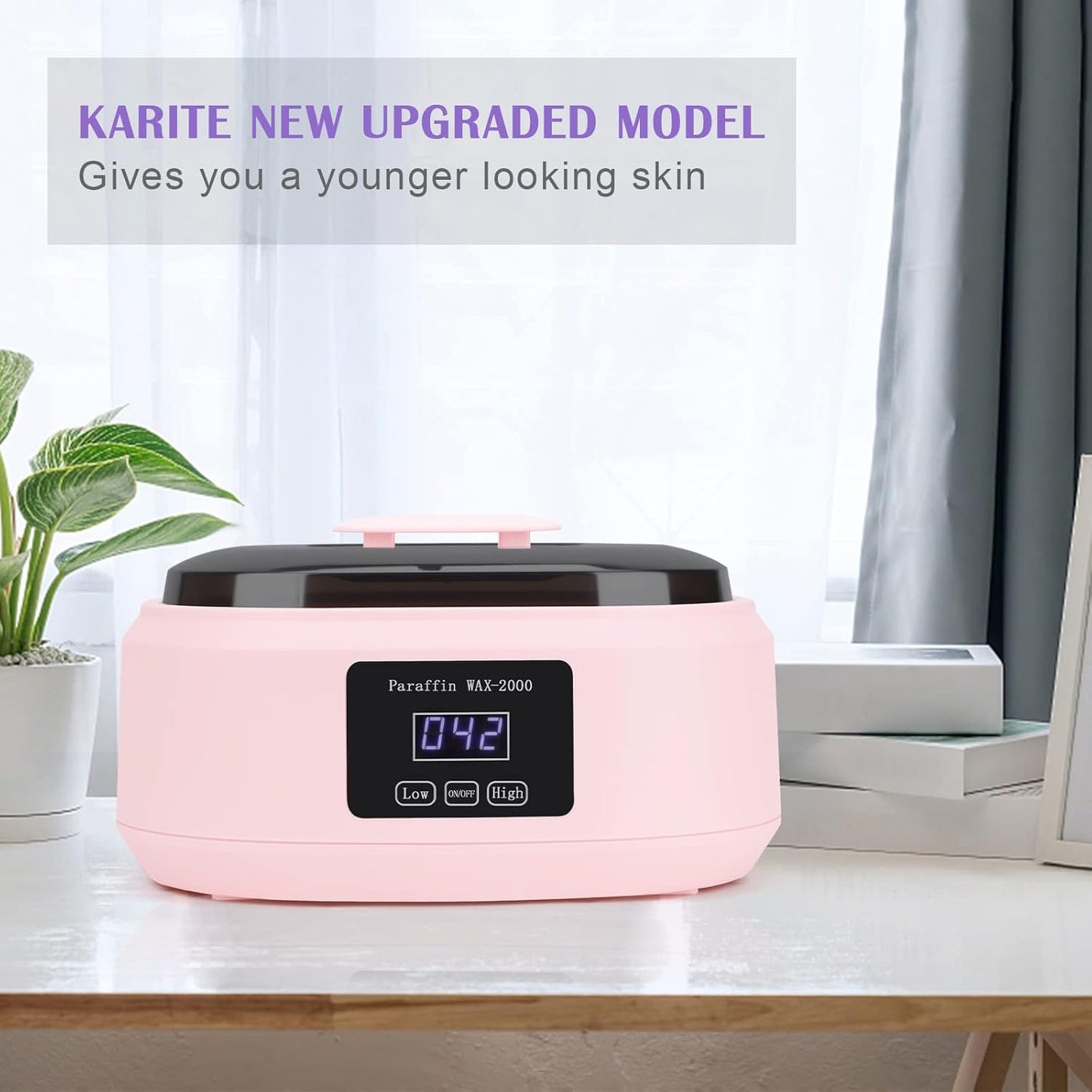 Biutee Paraffin Wax Machine – 3500ml Touchscreen Warmer with 4 Lavender Wax Packs