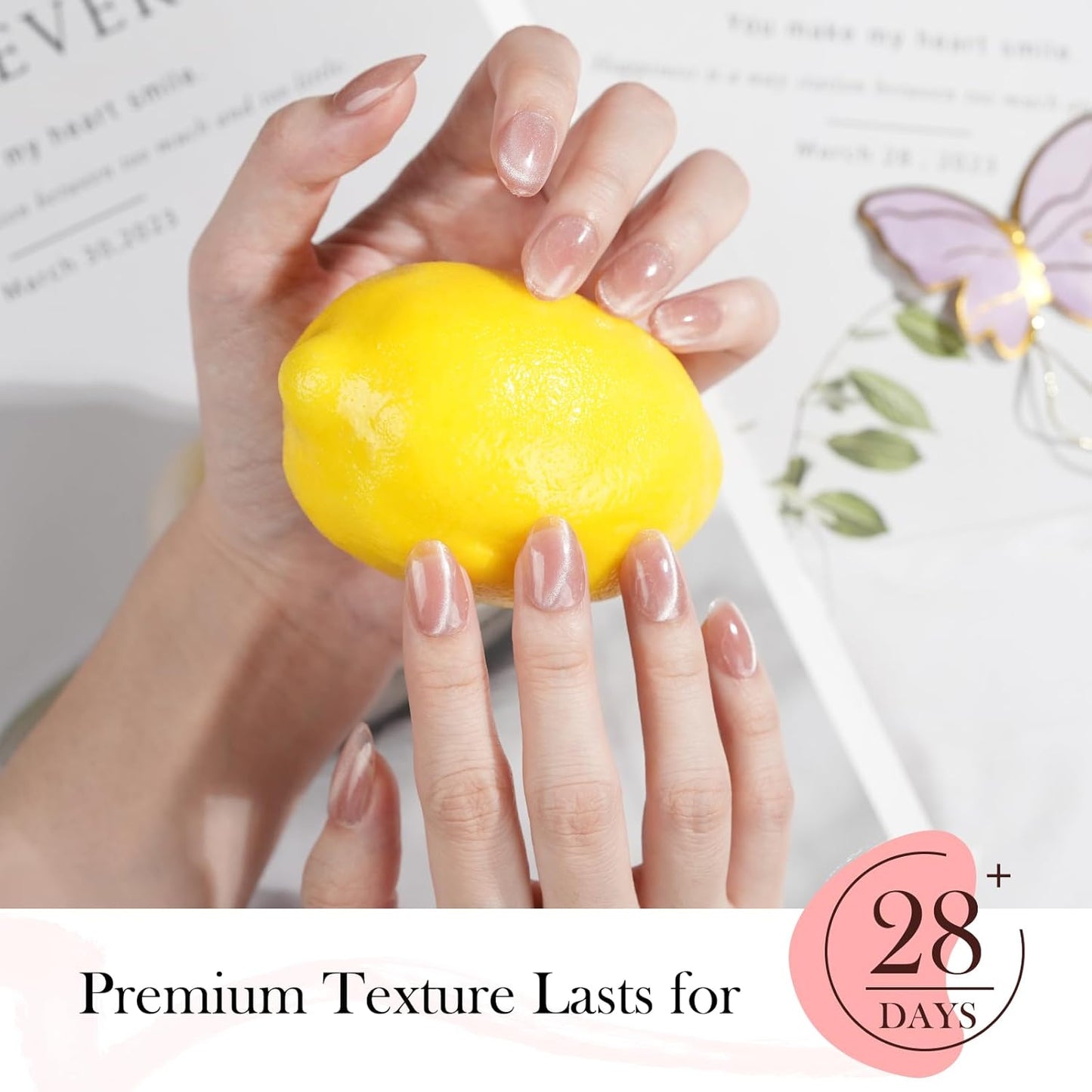 BIUTEE Wine Red/Pink/Silver Cat Eye Gel Polish 15ml – Magnetic Burgundy UV Soak Off Gel with Magnet Stick