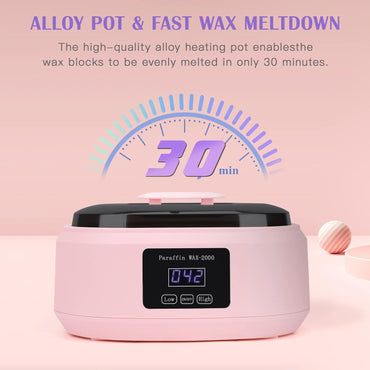 Biutee Paraffin Wax Machine – 3500ml Touchscreen Warmer with 4 Lavender Wax Packs