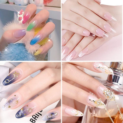 Biutee Polygel Nail Extension Gel 2.1oz (60g) – UV/LED Compatible Clear Gel for Beginners