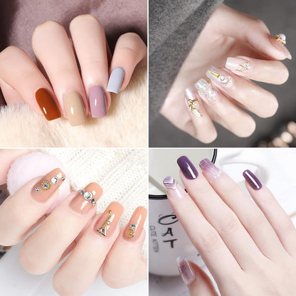 Biutee Base & Top Coat Gel Set (8ml x 2) – UV/LED Compatible for Long-Lasting Manicure