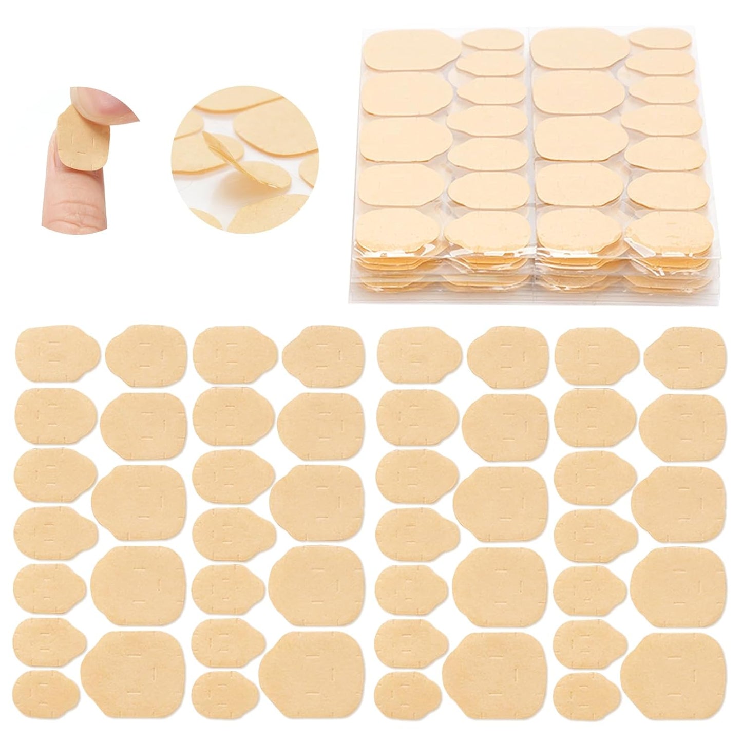 BIUTEE Nail Glue Stickers – 240/720 PCS Press On Tabs for Press On Nails