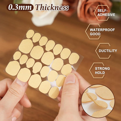 BIUTEE Nail Glue Stickers – 240/720 PCS Press On Tabs for Press On Nails