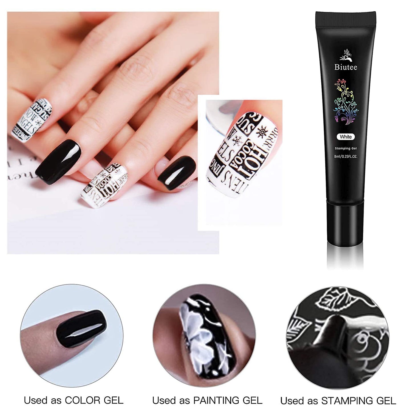 SEISSO Soak-Off Stamping Gel Polish Set – 12 Colors for Nail Art Stamping