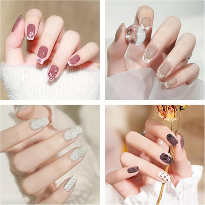 Biutee 2PCS Nail Stamping Plates Set – 110 Patterns French Line, Lace & Flower Nail Art Templates with Scraper & Stamper