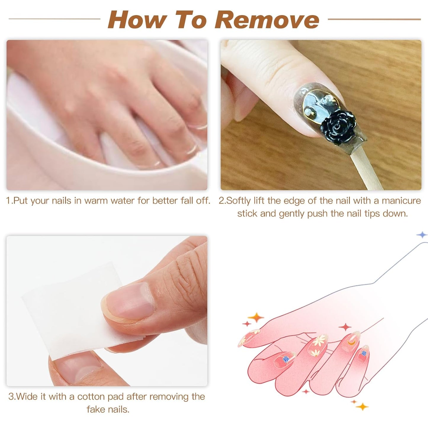 BIUTEE Nail Glue Stickers – 240/720 PCS Press On Tabs for Press On Nails