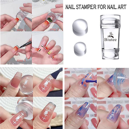 SEISSO Soak-Off Stamping Gel Polish Set – 12 Colors for Nail Art Stamping
