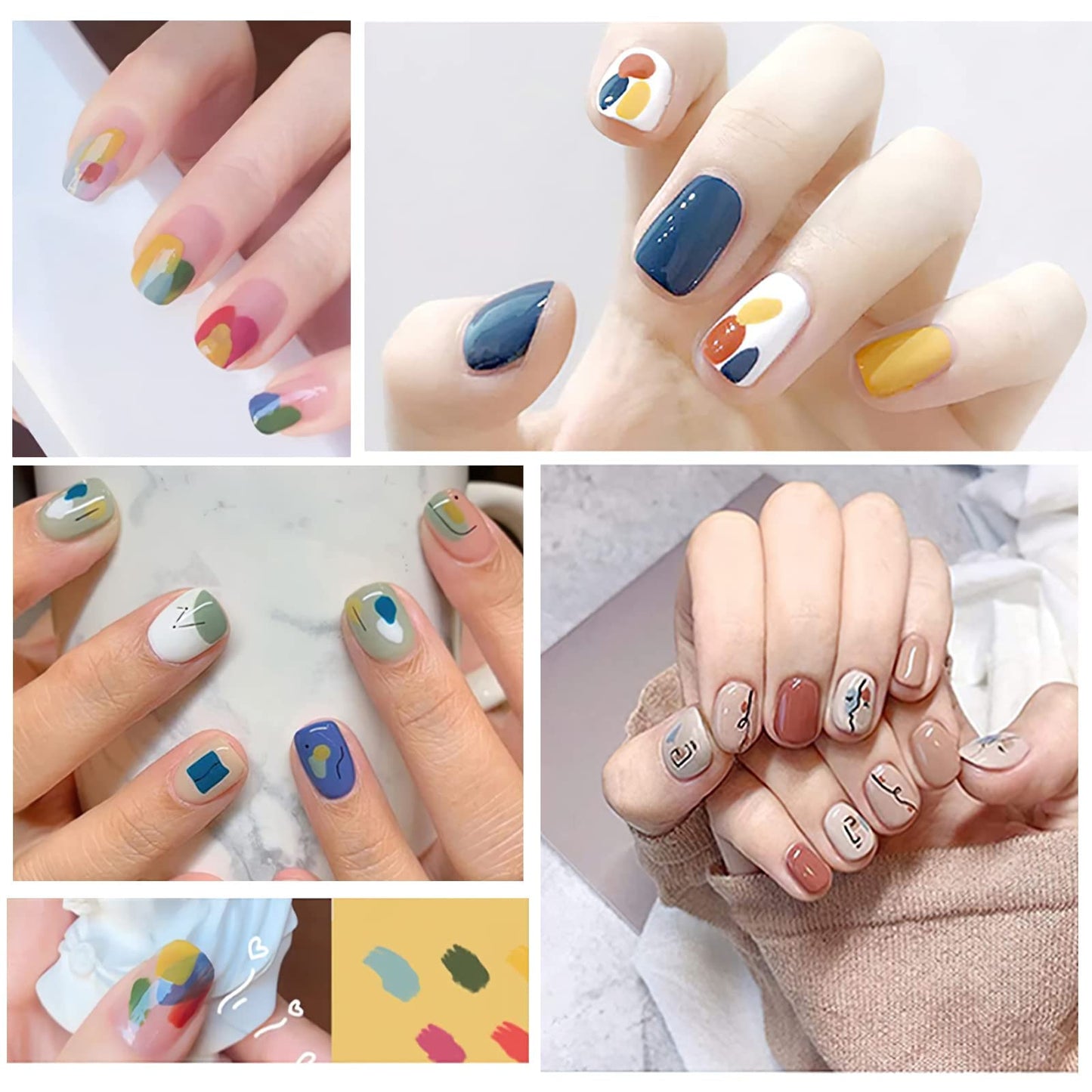 SEISSO Soak-Off Stamping Gel Polish Set – 12 Colors for Nail Art Stamping