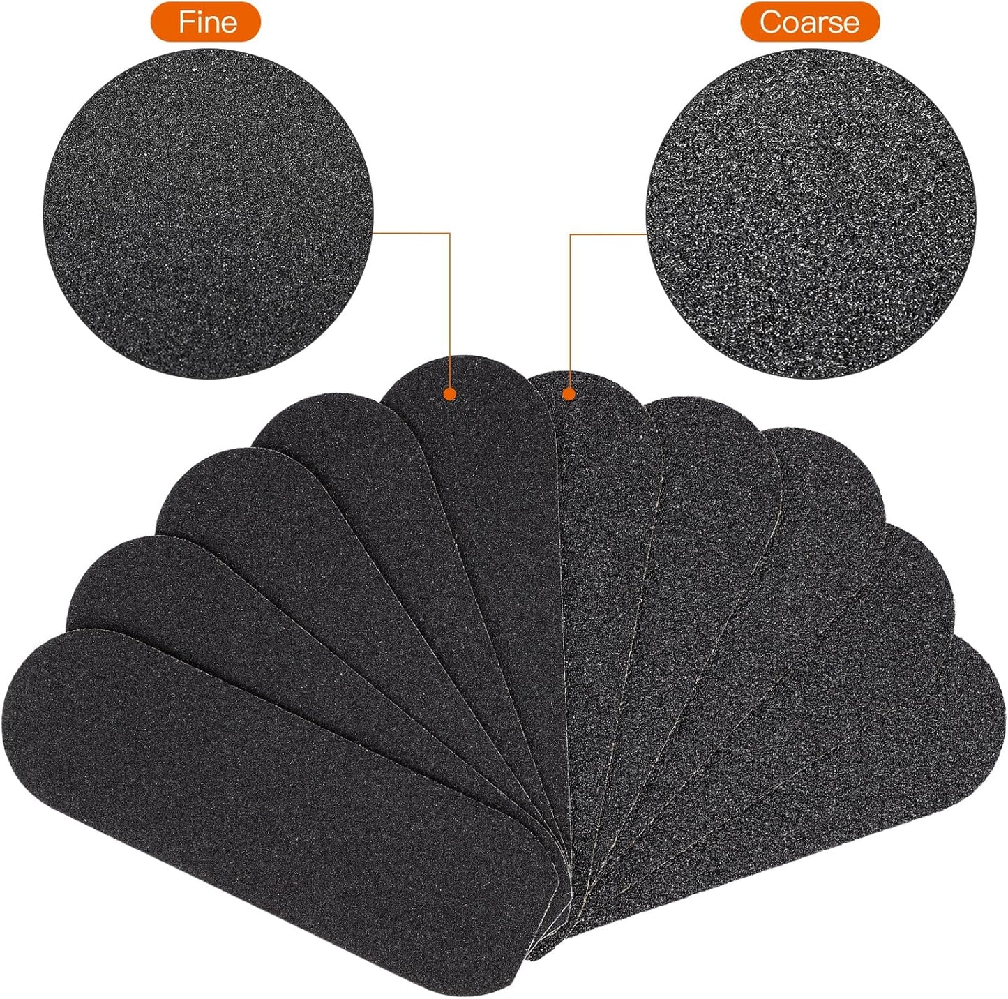 BIUTEE Foot File – Stainless Steel Callus Remover with 12 Replaceable Pads